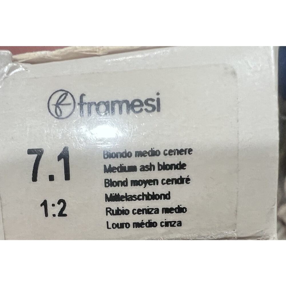 Framesi Framcolor Eclectic Care Ammonia Free Hair 2 Oz Mediium Ash Blonde - Picture 8 of 8